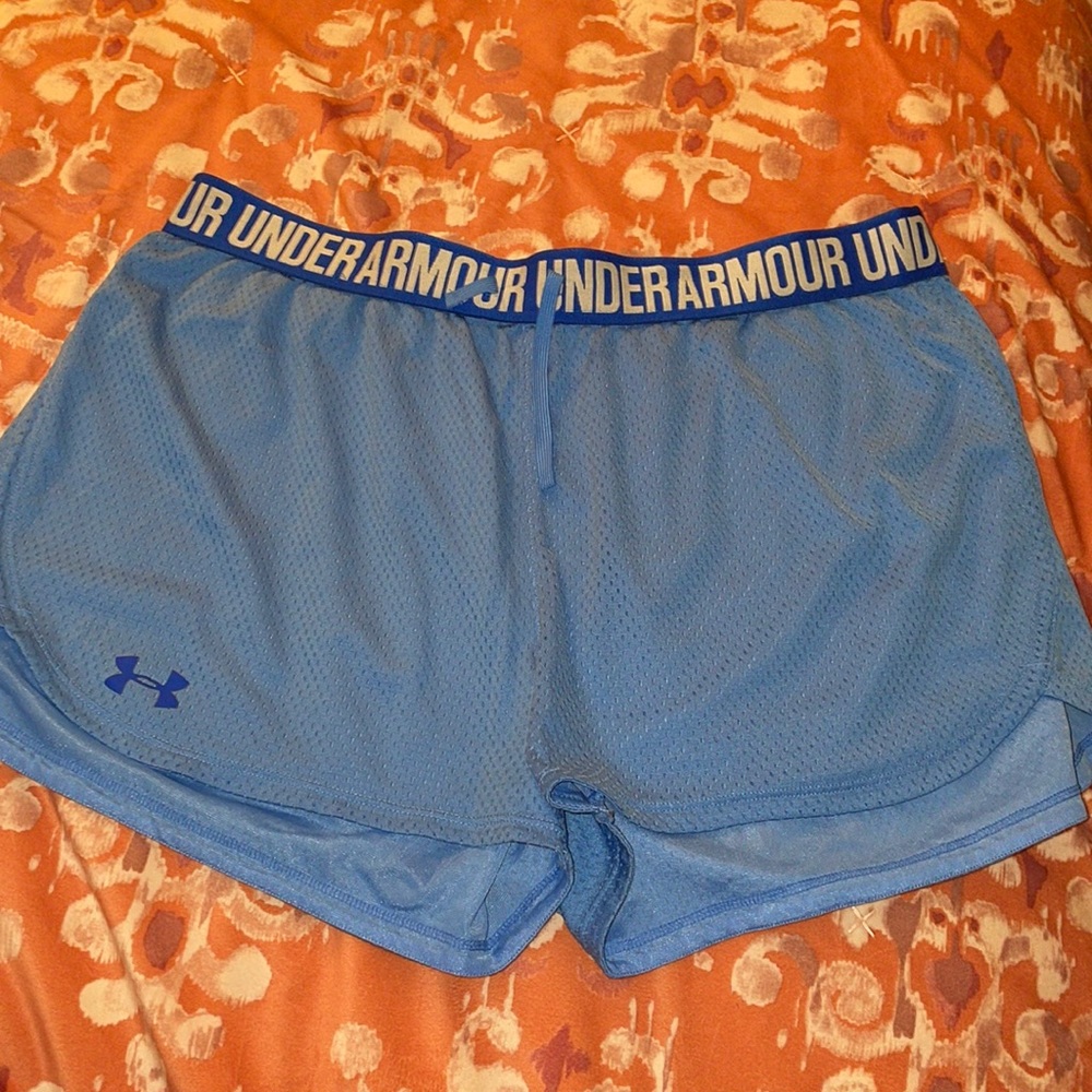 Under Armour mesh blue shorts
